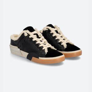 Dolce Vita Women's Zantel Slip-On Mule Sneakers in Black and Cream